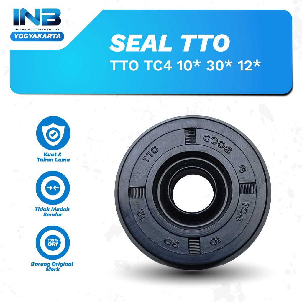 Seal TC4 10 30 12 TTO Seal Shock Belakang GL Pro MP Tiger Original TTO INB JOGJA
