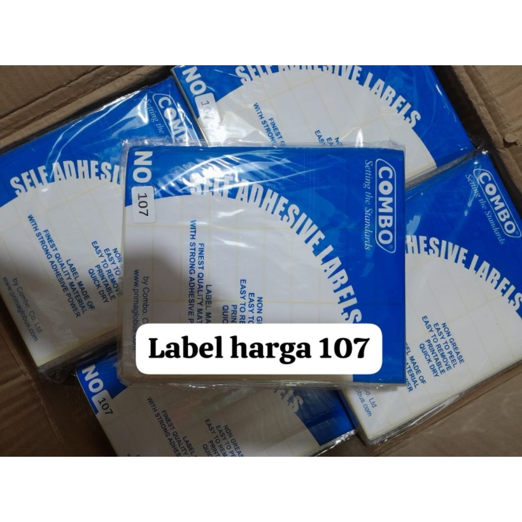 

label stiker no 107 ✓ GK