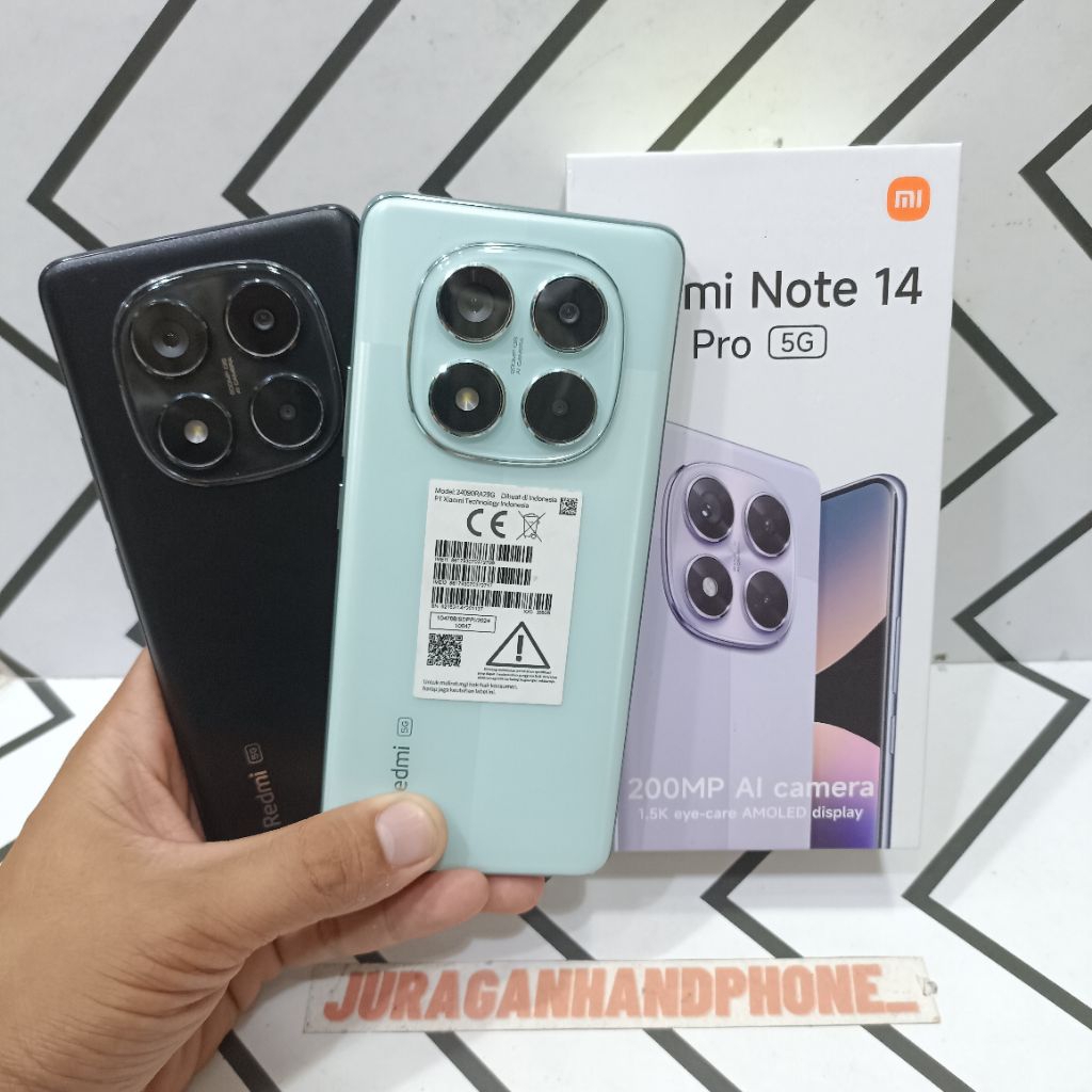 REDMI NOTE 14 PRO 5G 12/512GB 8/256GB HP BEKAS SECOND