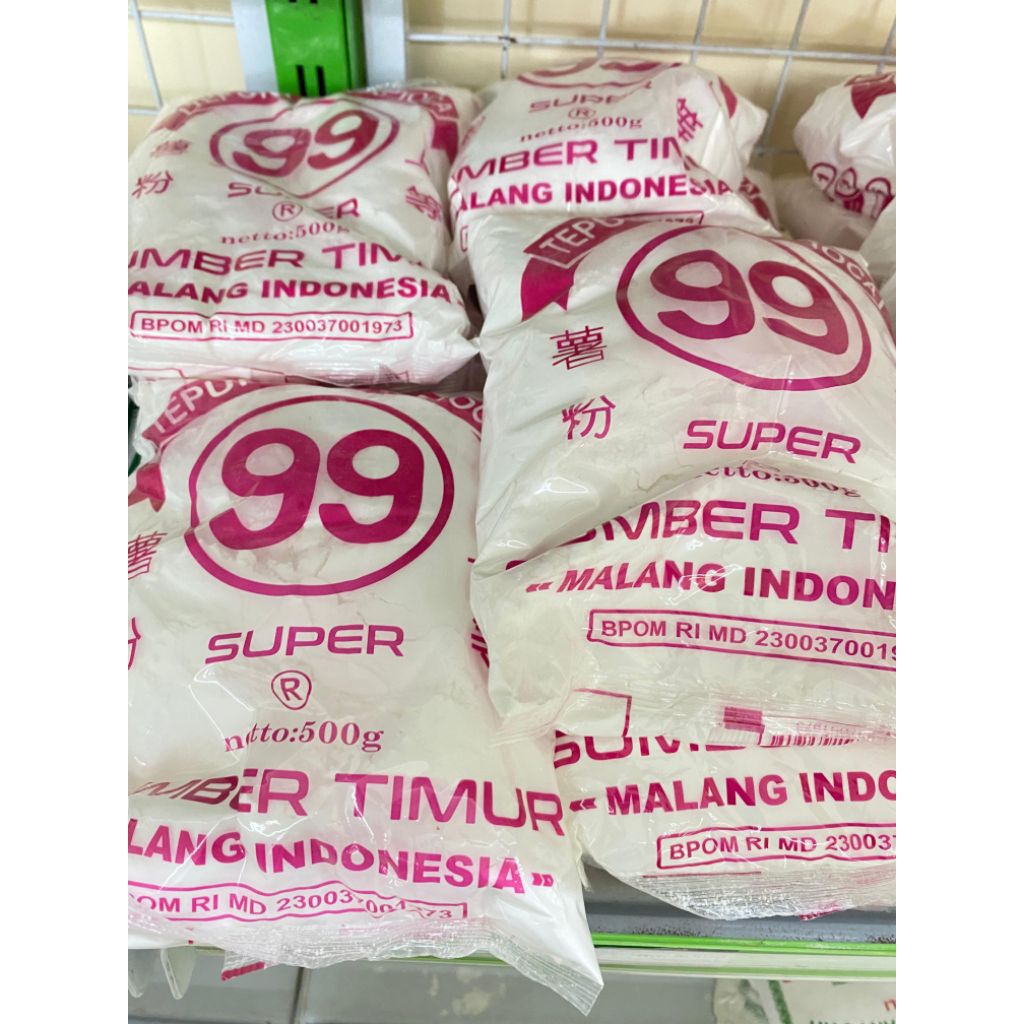 

Tepung Tapioka Cap 99 500g (1PCS. 3PCS, 5PCS)