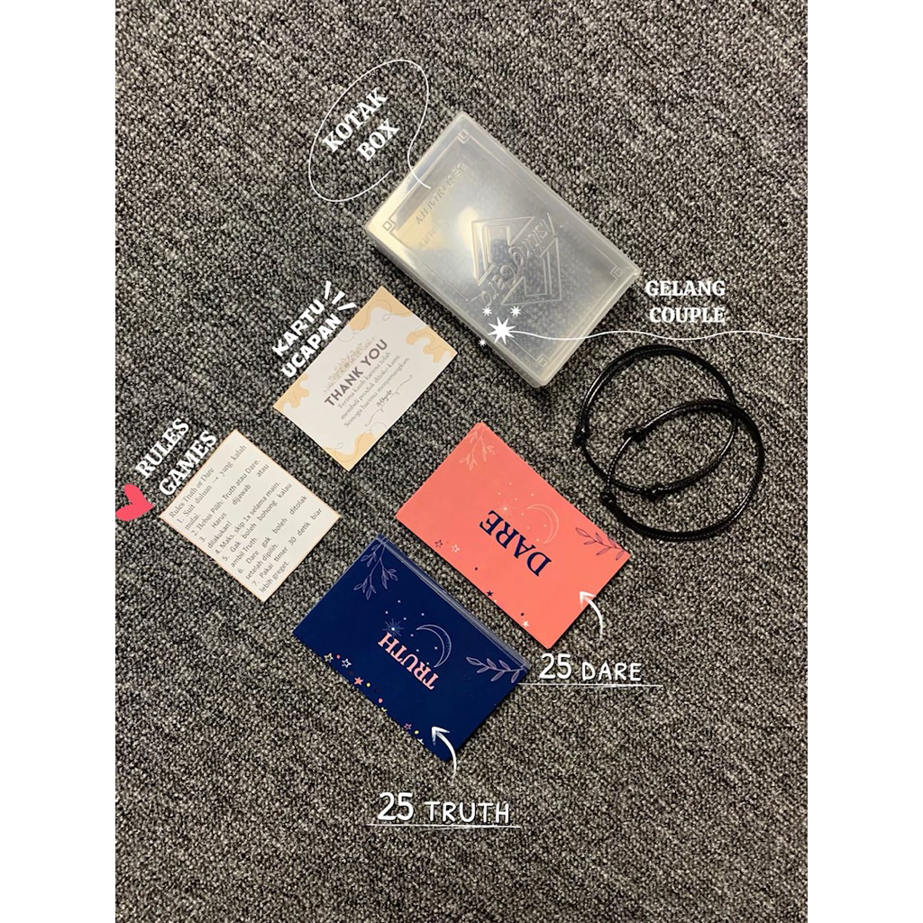 

Truth or Dare Premium-Kartu Permainan Romantis untuk Pasangan