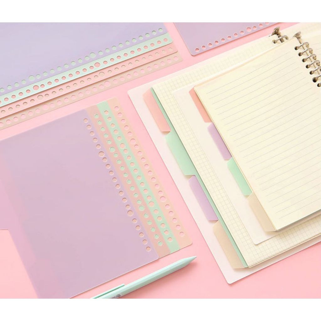 

Binder Divider / Pembatas Binder Pastel A5 20 lubang