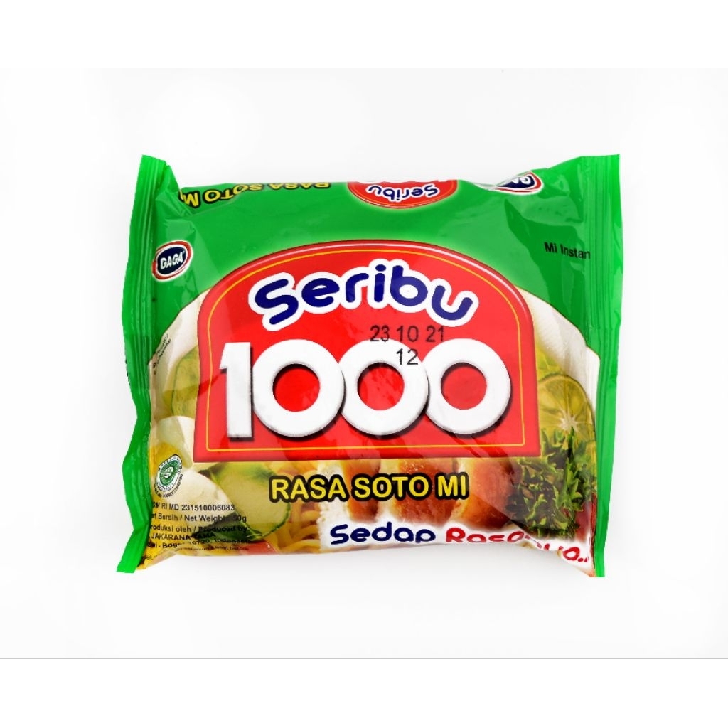 

mie instan soto seribu 1000 gaga - harga per pcs