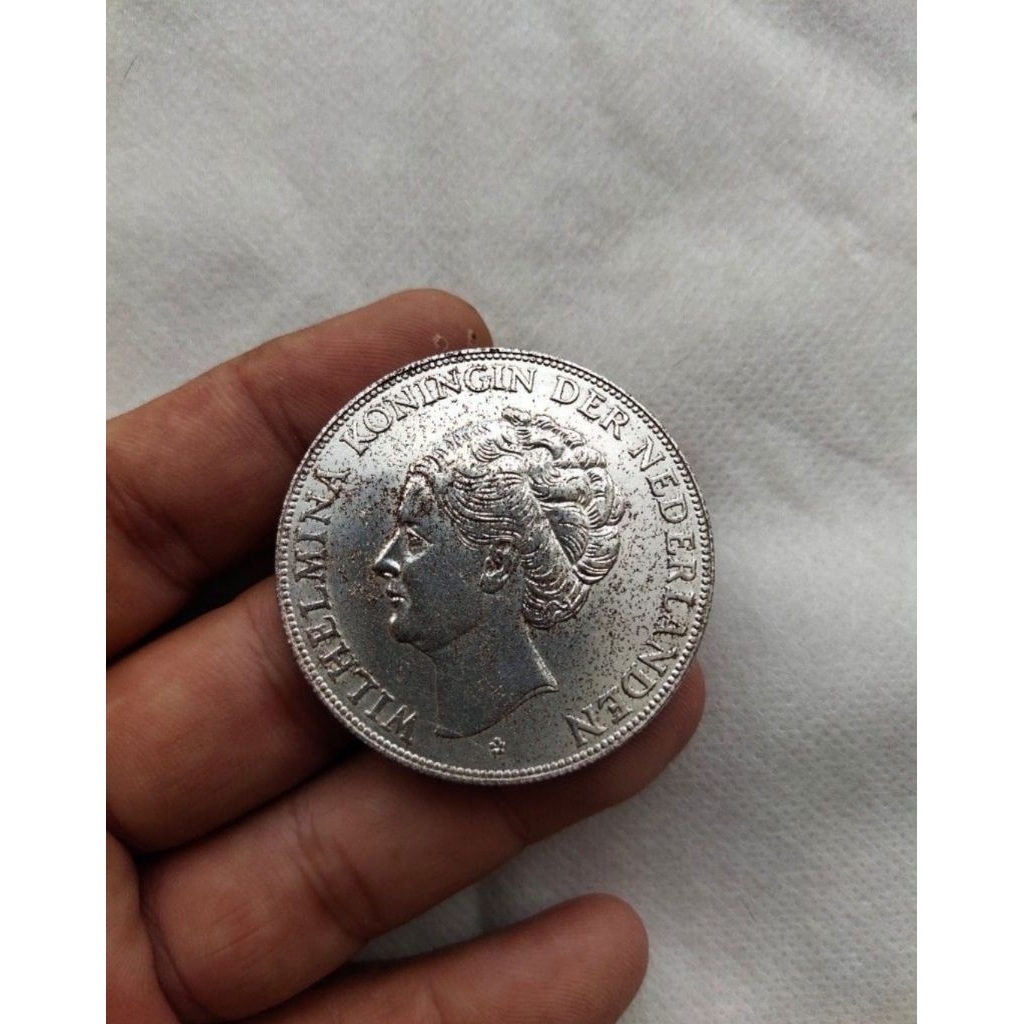 Uang Coin Wilhelmima Koningin Der Nederlanden Thn 1943