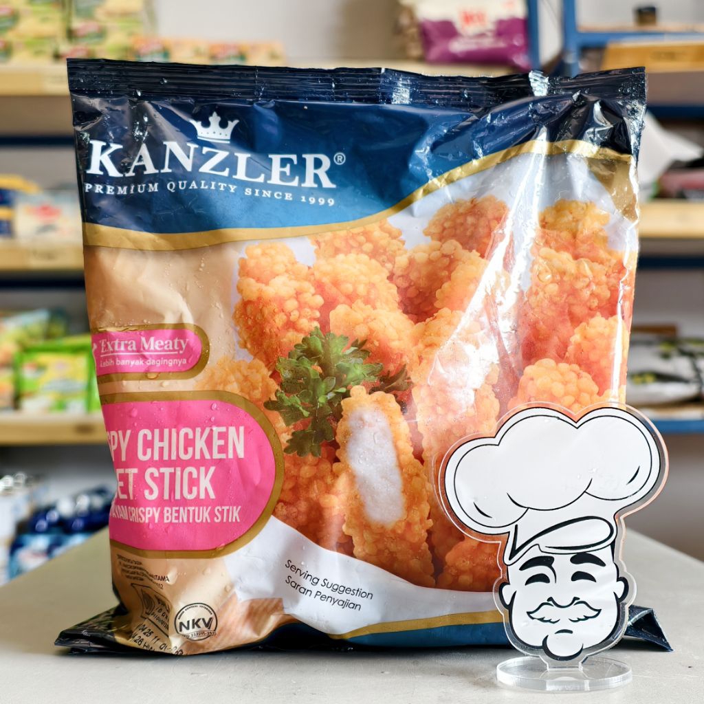 

Kanzler Crispy Chicken Nugget Stick 450Gr / Nugget Stik Ayam Kanzler