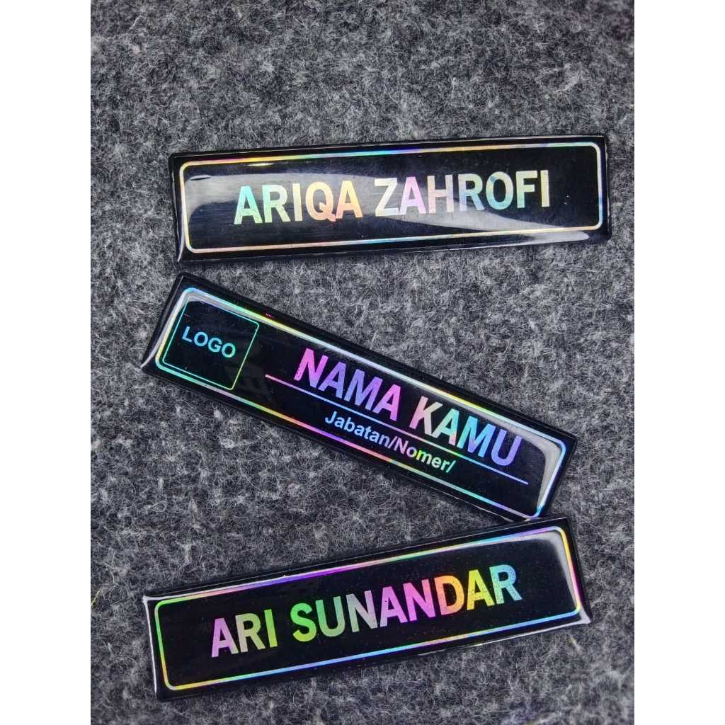 NAME TAG HOLOGRAM GURU PNS DOKTER PERAWAT
