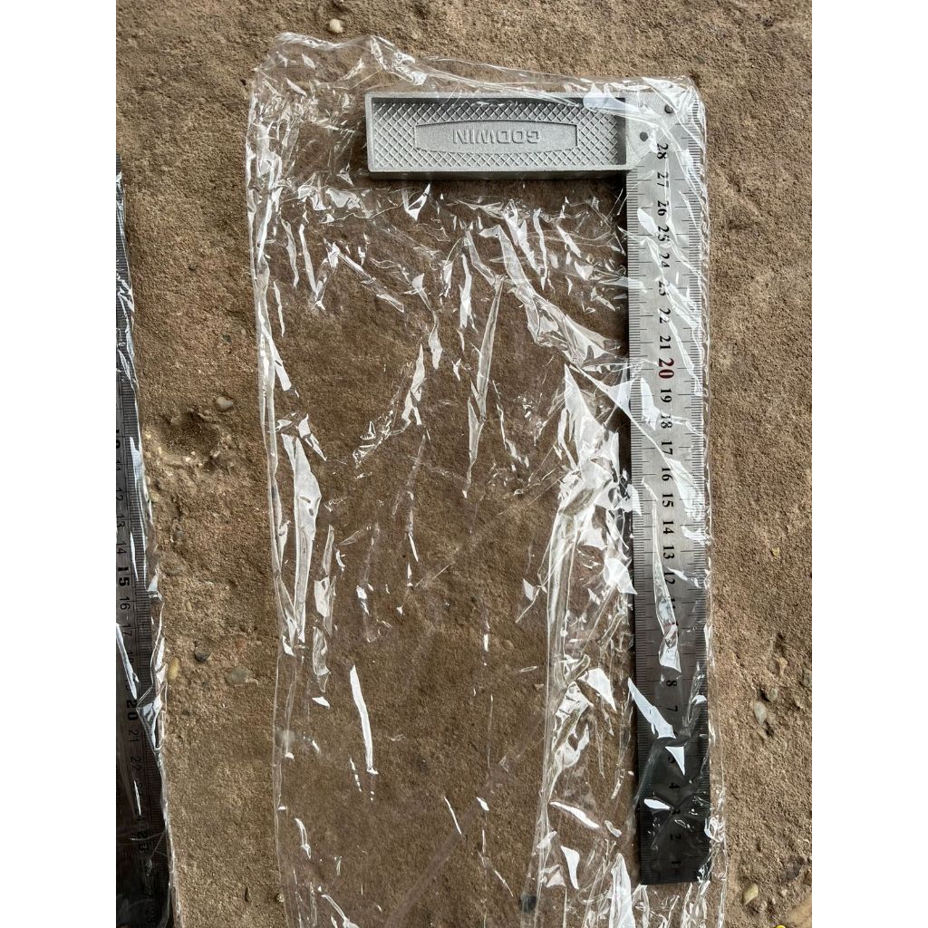 

Godwin Penggaris Siku Tukang 30 cm 12 Inch / Penggaris Siku Stainless Steel Jumbo