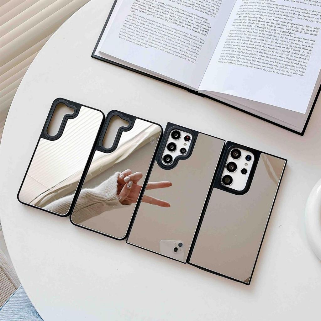 Case OPPO A5i 4G Premium Mirror Black Silikon Softcase Casing Hp MY15890