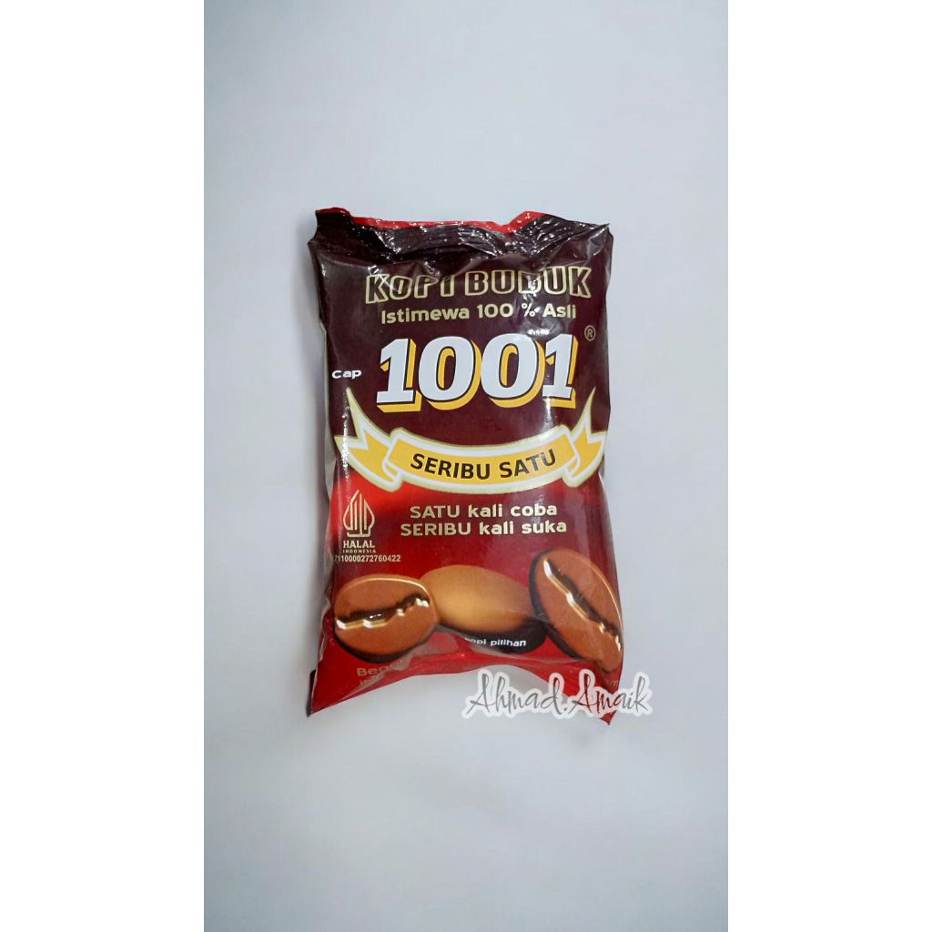 

Kopi Bubuk Bengkulu Merk 1001 isi 95 Gram
