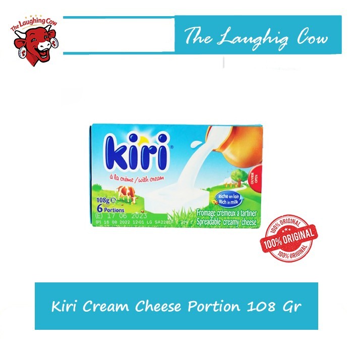 

The Laughing Cow Kiri Cream Cheese & Portion 108 Gr
