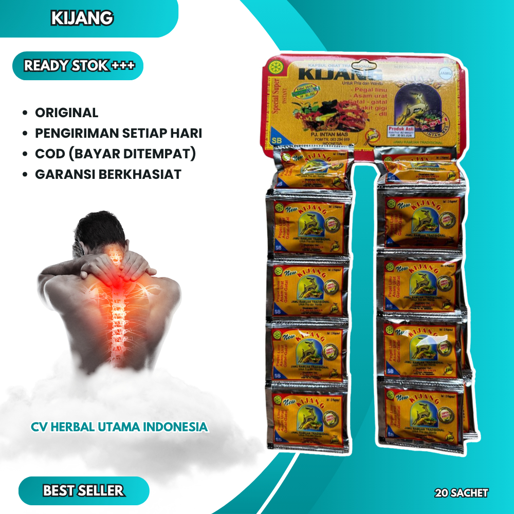 

Kapsul Kijang Asam Urat 20 Sachet Original