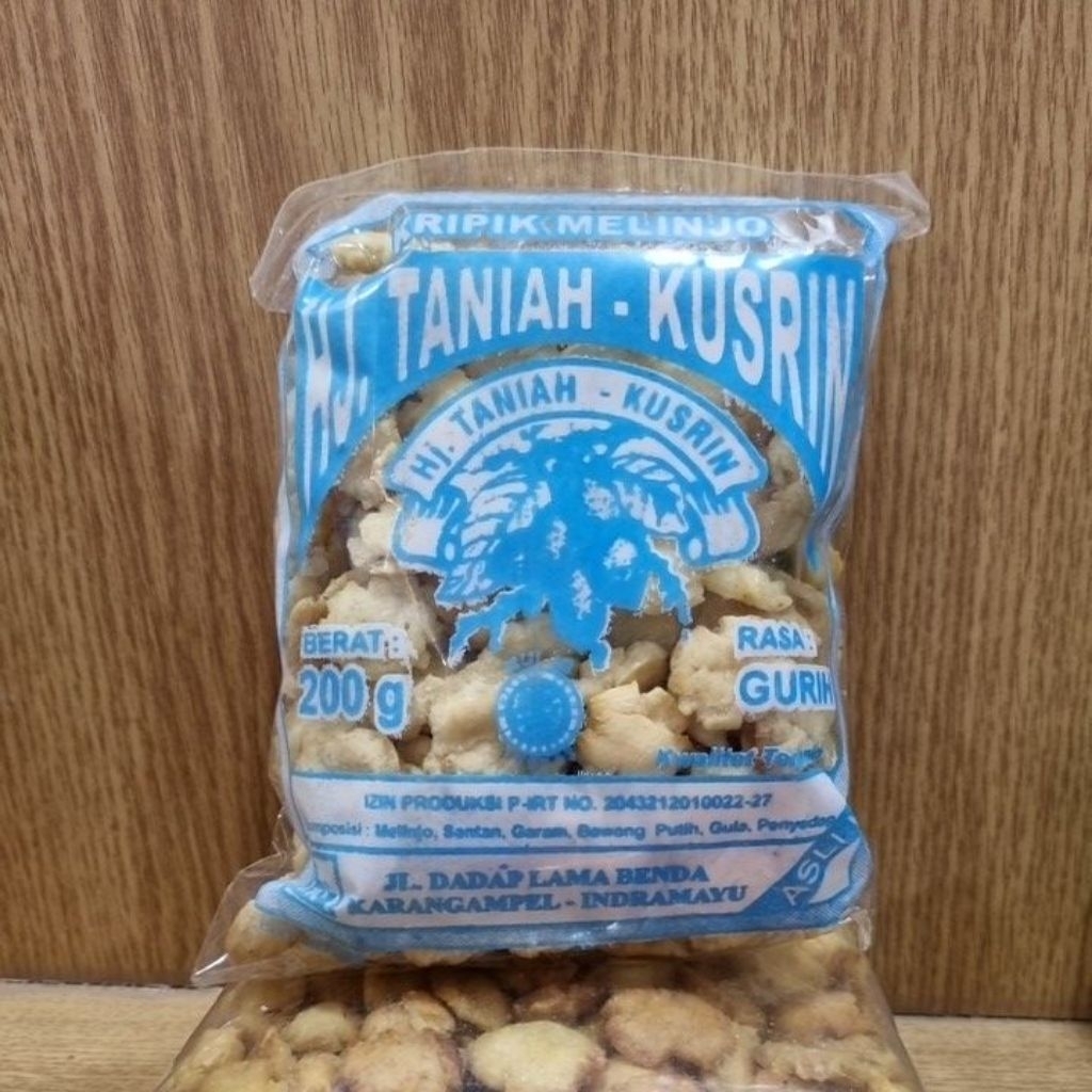 

emping melinjo isi 200 gram hj taniah gurih asinN