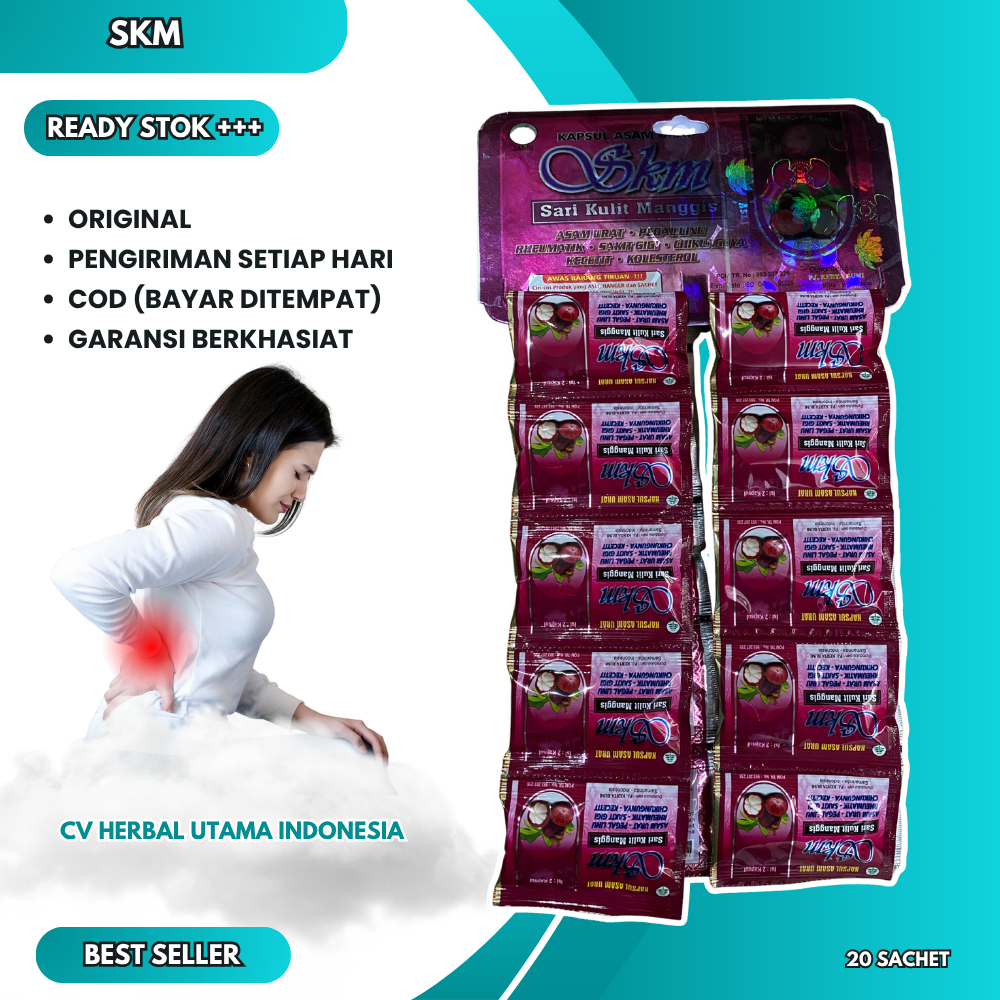 

skm kapsul asam urat original 100% asli