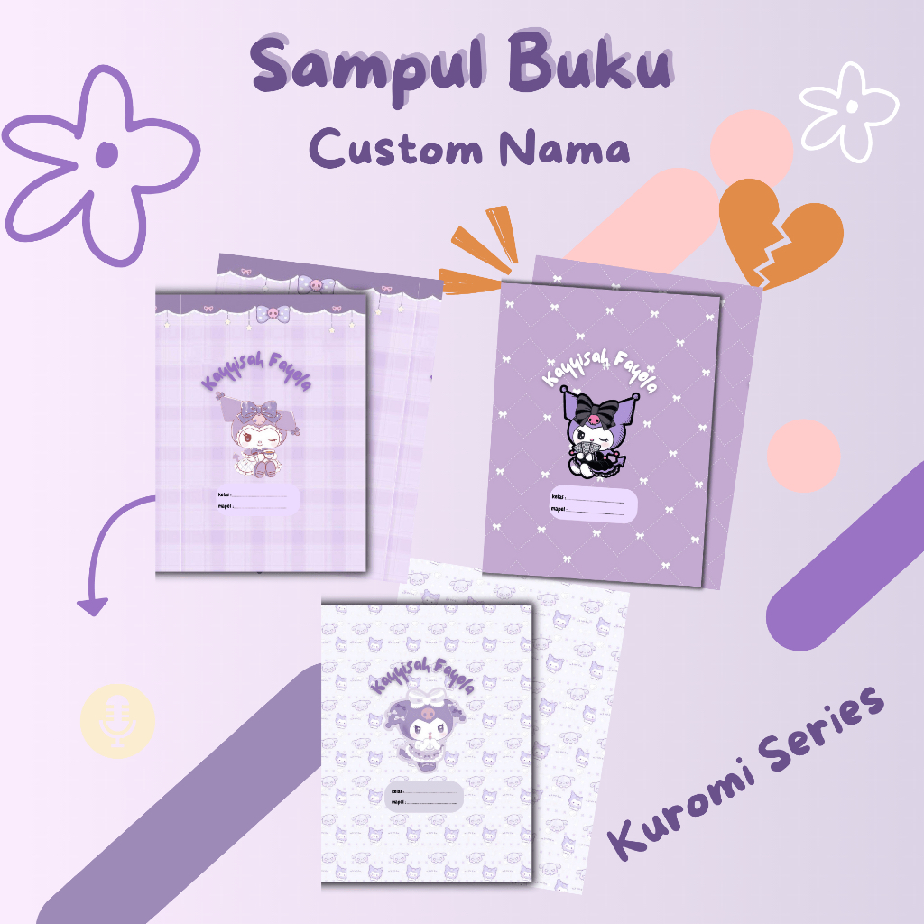 

Sampul Buku Tulis Custom Nama | Sampul Buku Bigboss & Sampul Buku Sidu (10pcs) | Bisa Mix Design