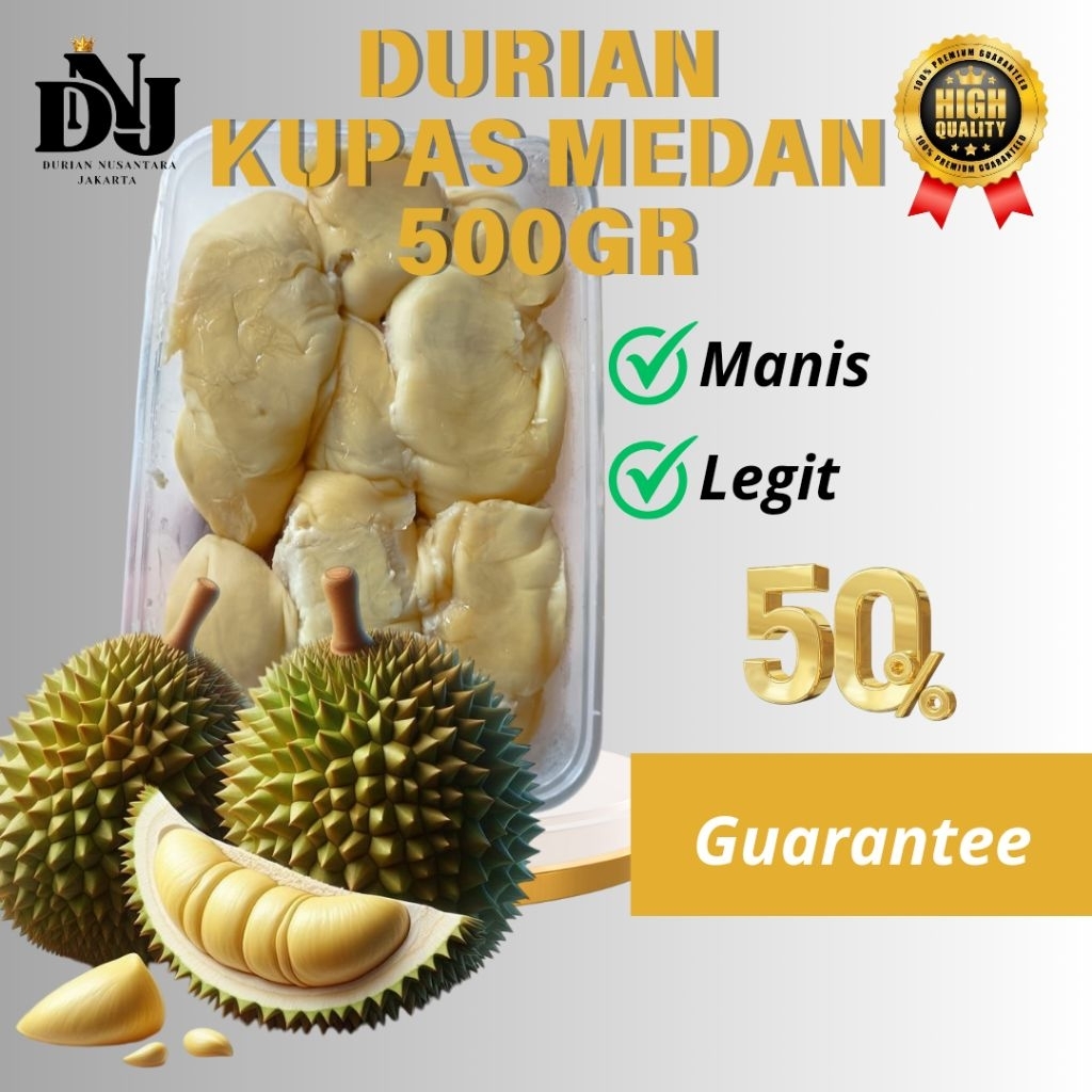 

Durian Kupas Medan 500gr