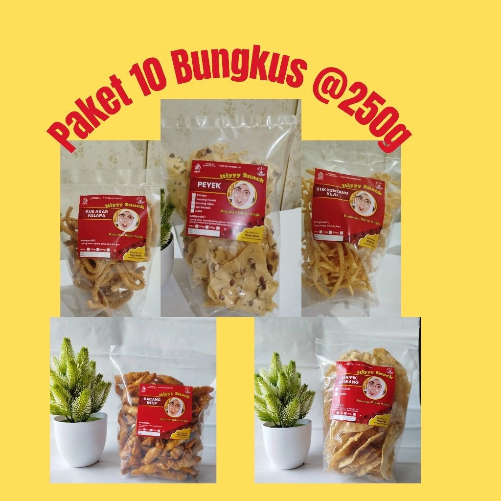 

Paket Special 10/snack medan/cemilan