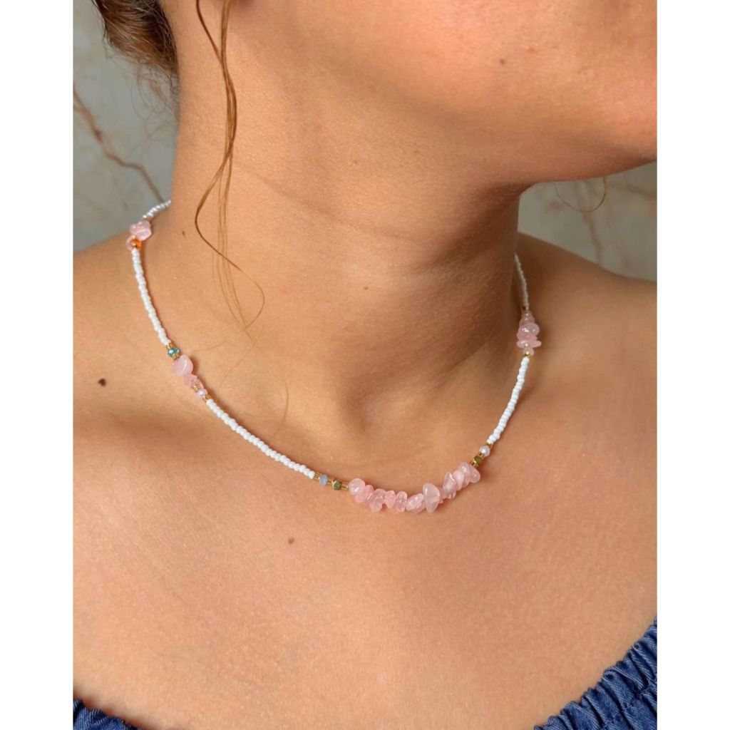 Colorful Beaded & Turquoise Necklace