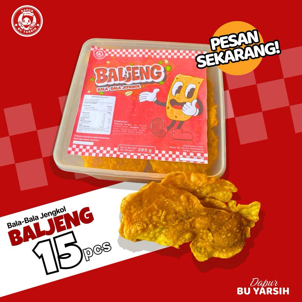 

BALJENG (Bala-Bala Jengkol Kering)-Cemilan-Snack-Makanan ringan