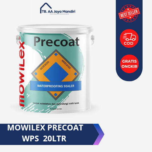 Mowilex Precoat Waterproofing Sealer Cat Dasar 20Ltr / Mowilex Waterproofing Sealer