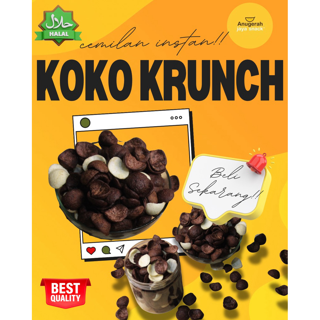 

Sereal Rasa Coklat Cocokran 250gr - 1kg Cemilan Snack Kiloan Makanan Ringan