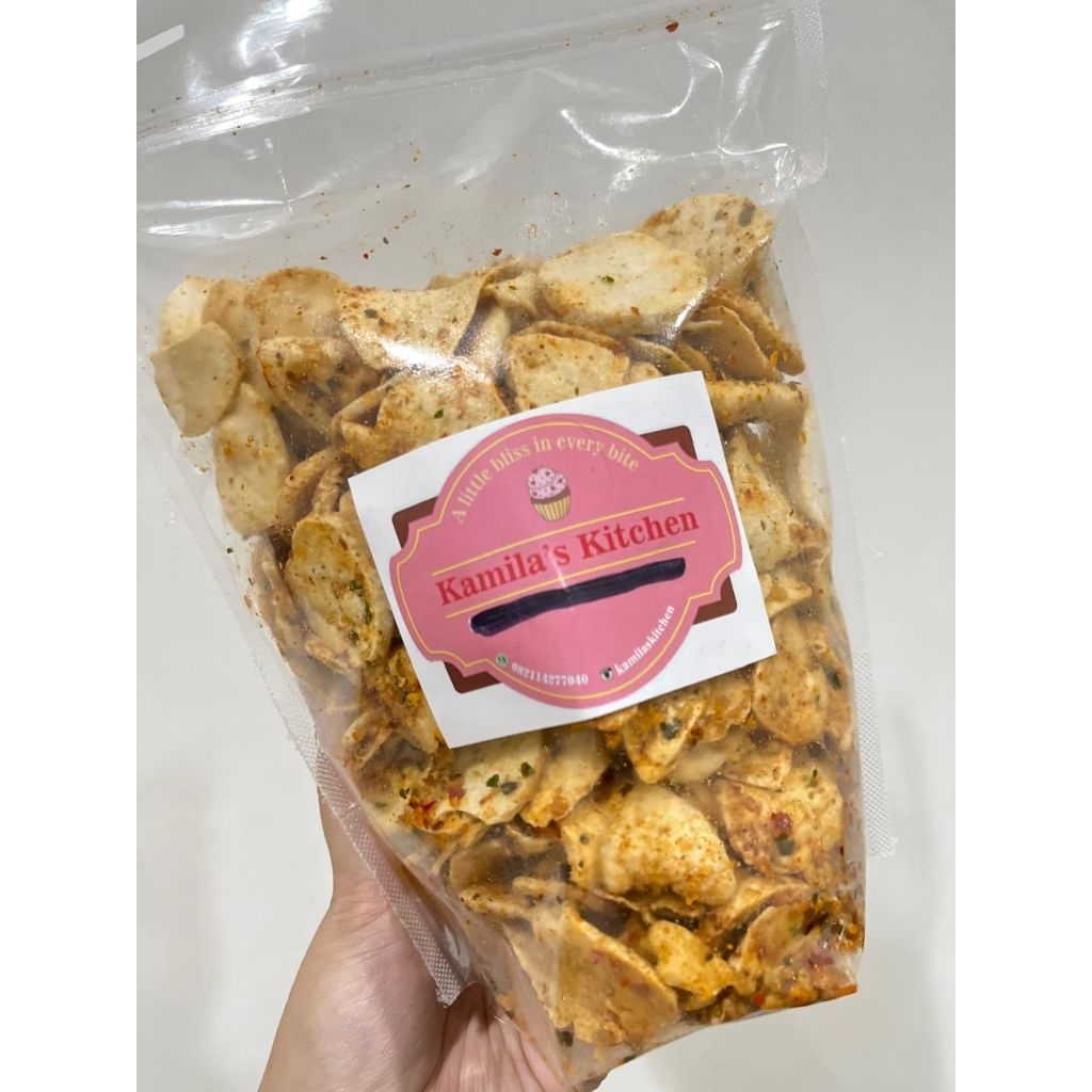 

Basreng daun jeruk 250gr.