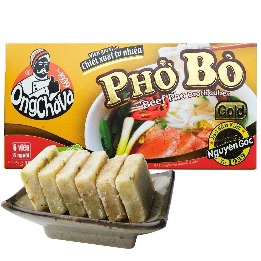 

ONG CHA VA Pho Soup Broth Cubes Isi 6 Pcs