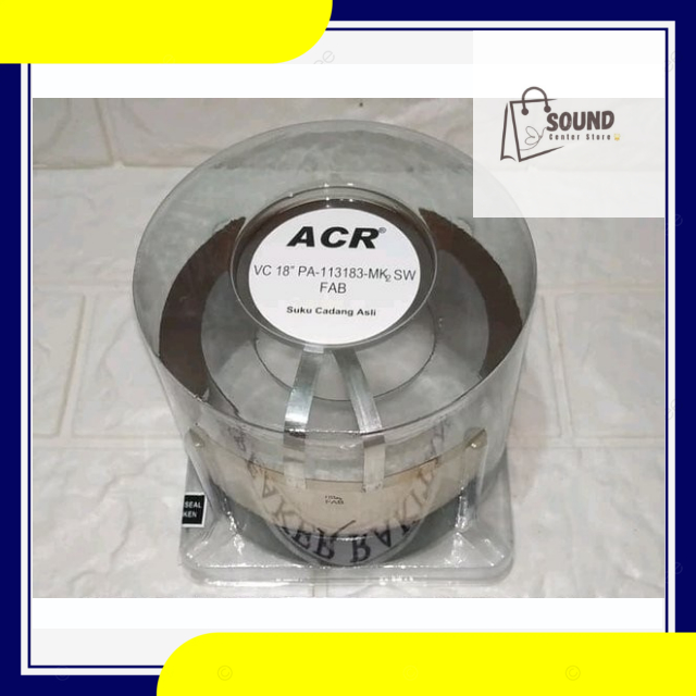 Spul spool speaker ACR 18inch 18" PA-113183 SW Fabulous ORIGINAL