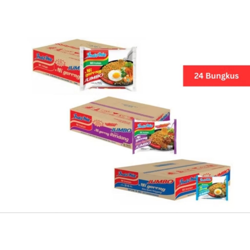 

1 dus indomie goreng jumbo all varian isi 24s