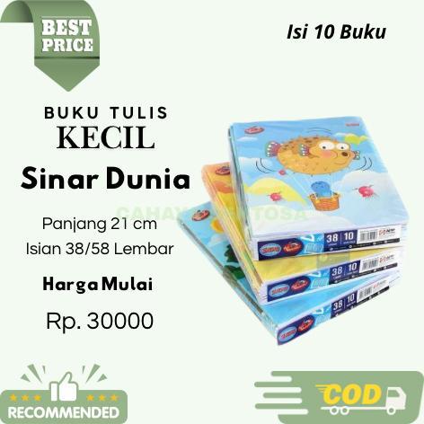 

Buku Tulis Sidu 38/58 Lembar Isi 10 Buku - Sinar Dunia