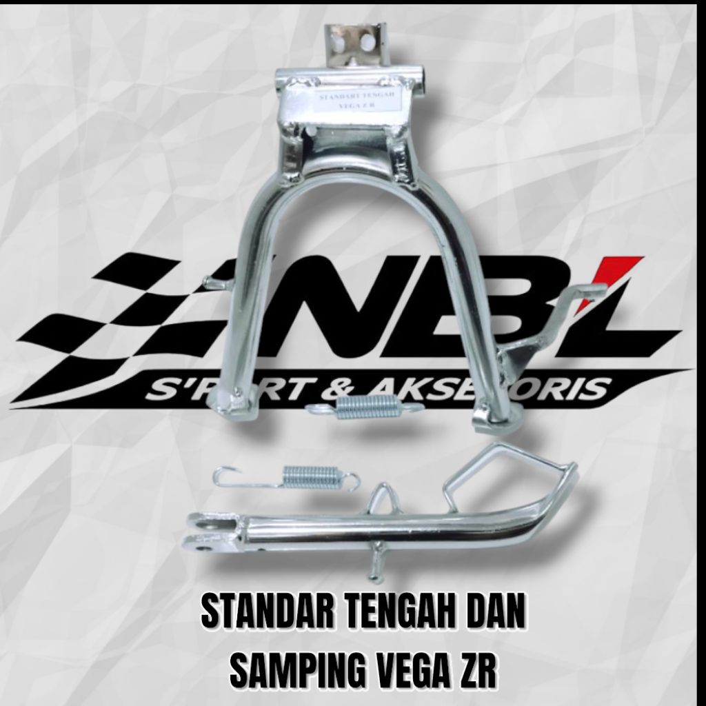 Standar 2 Tengah Jagang Tengah Vega ZR VEGAZR warna krom Kilap