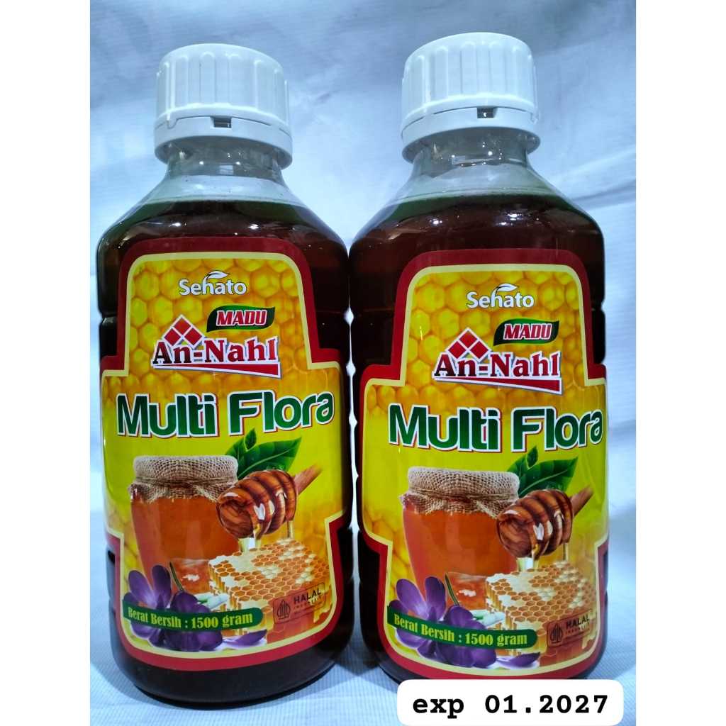 

Madu Multiflora An Nahl Attaubah 1,5 kg - Madu Hutan Asli Murni At Taubah - Madu Murni Multiflora 1500gram - Termurah