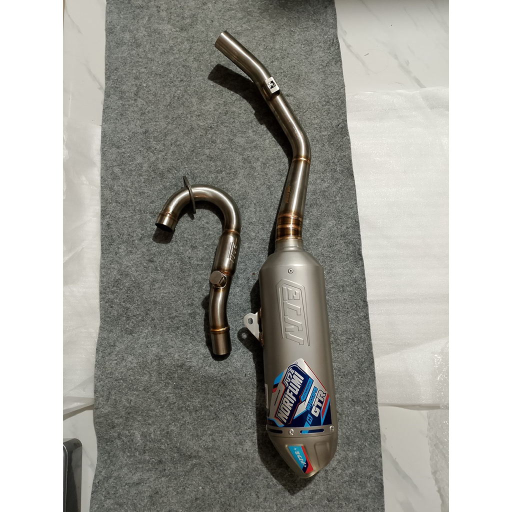 Knalpot CRF150L Norifumi GTR kompetisi Crf
