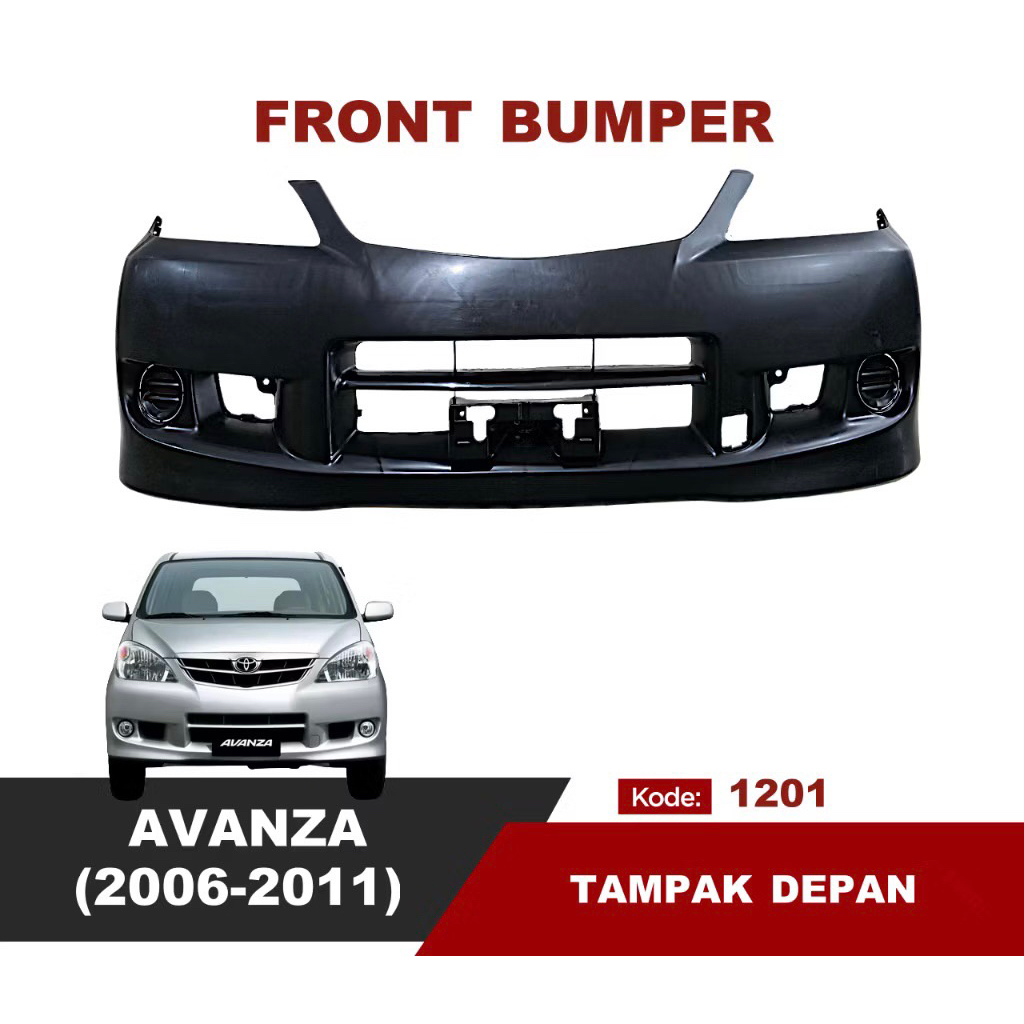 Bemper Bumper Depan Avanza xenia type E & G Tahun 2006 2007 2008 2009 2010 2011 ASLI EMGI 1201