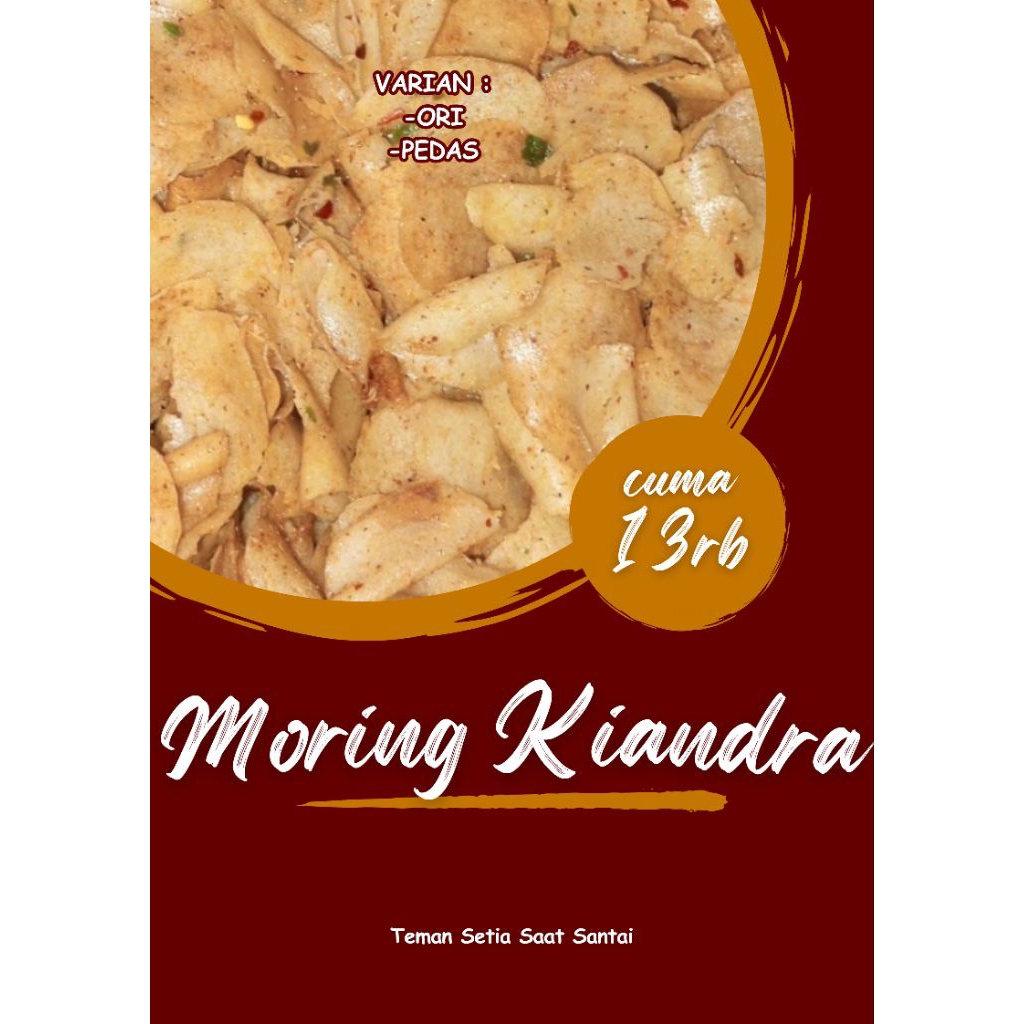 

Keripik Moring (Cimol kering) Kiandra 250gr