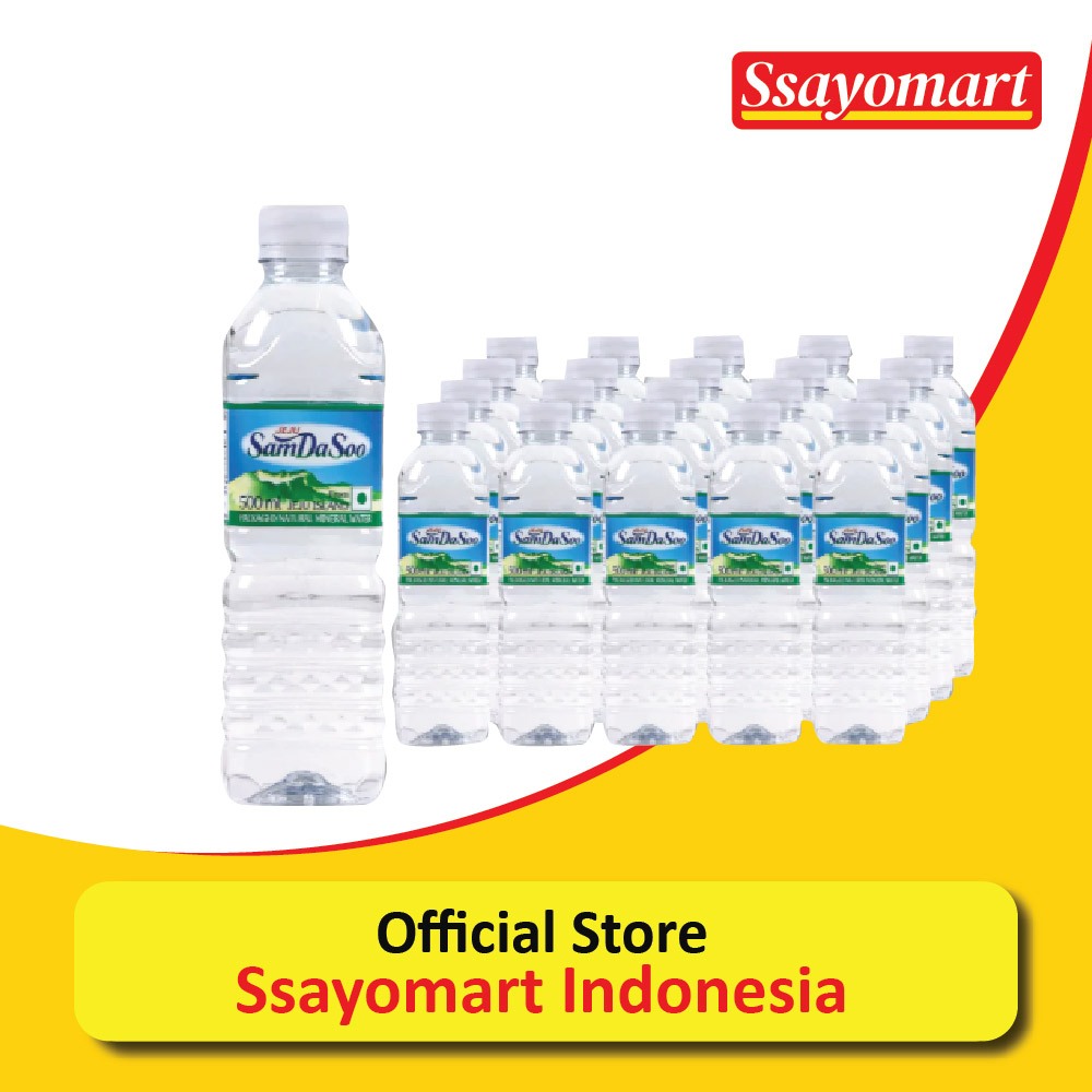 

SAMDASOO 500ML x 20PCS / Air Mineral Samdasoo 500ml x 20pcs botol