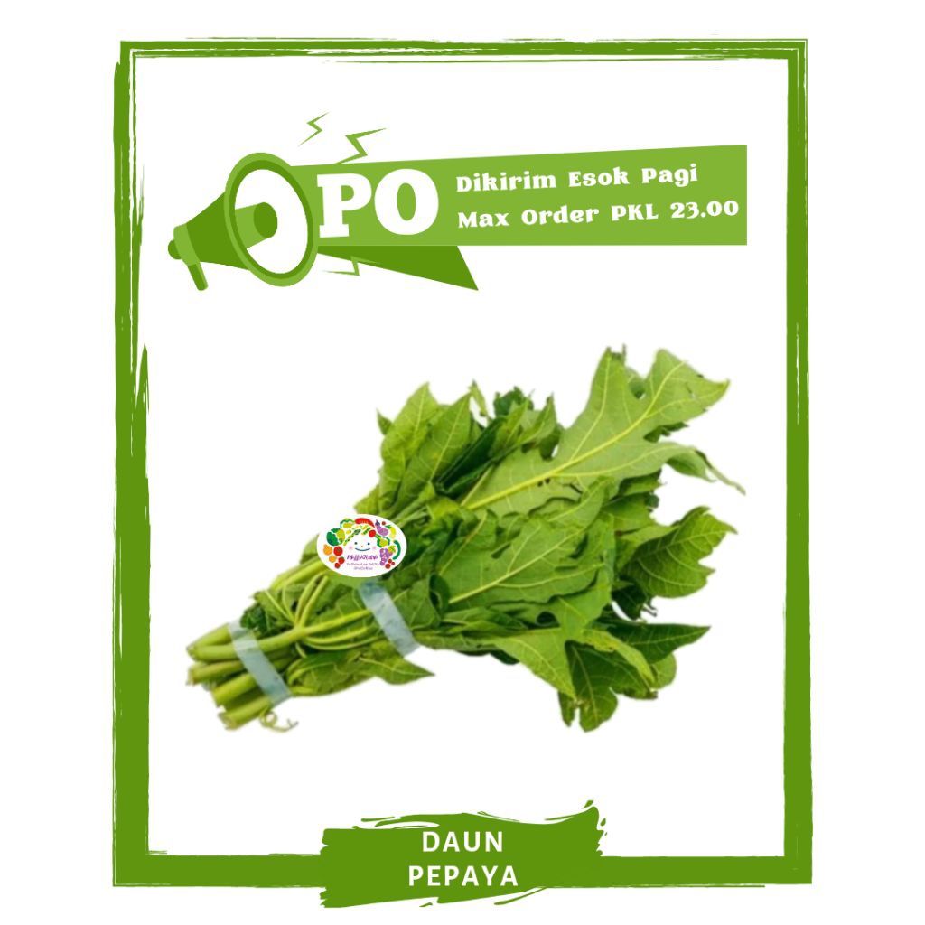 

Sayur Daun Pepaya / Sayur Sayuran Segar PO Mallahrizwa