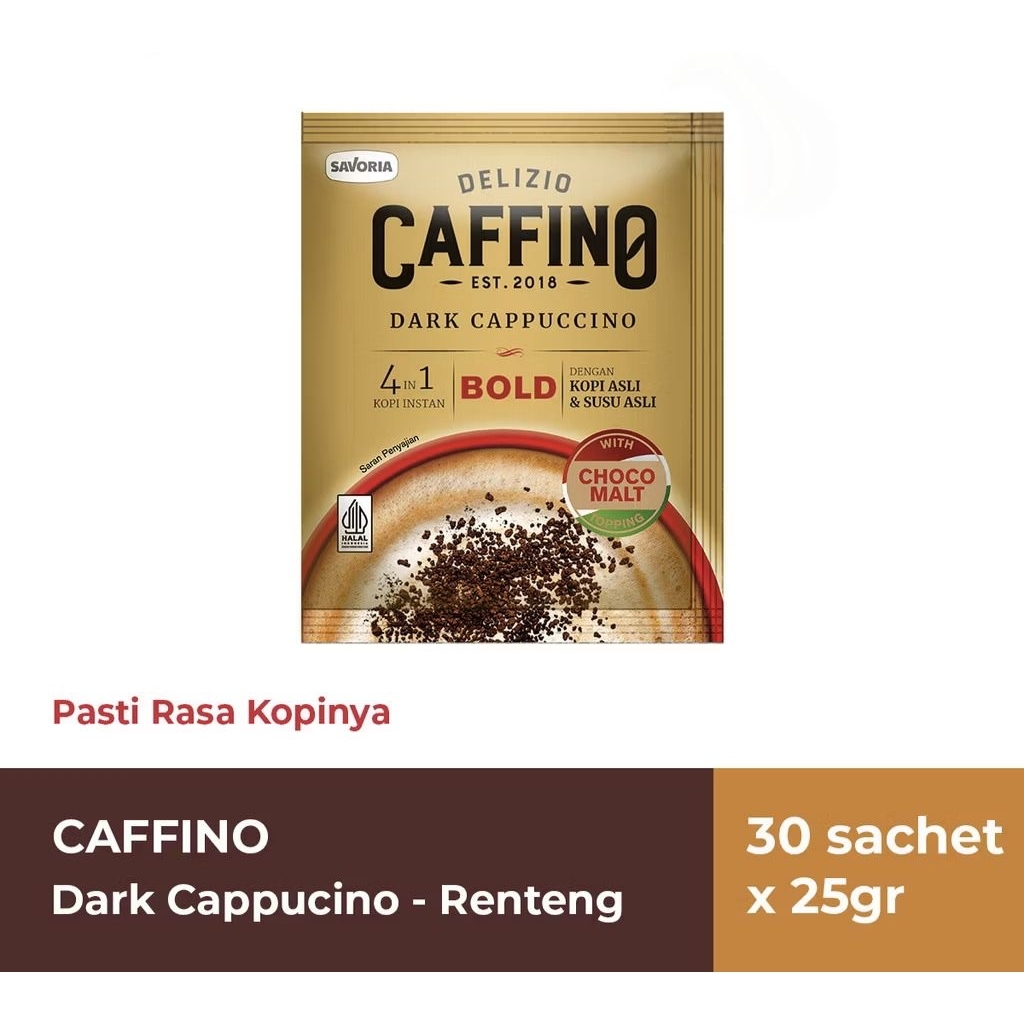 

Kopi Caffino Bold Cappucino isi 10 Sachet, Coffee, kopi 3 in 1, kopi instan, kopi Indonesia