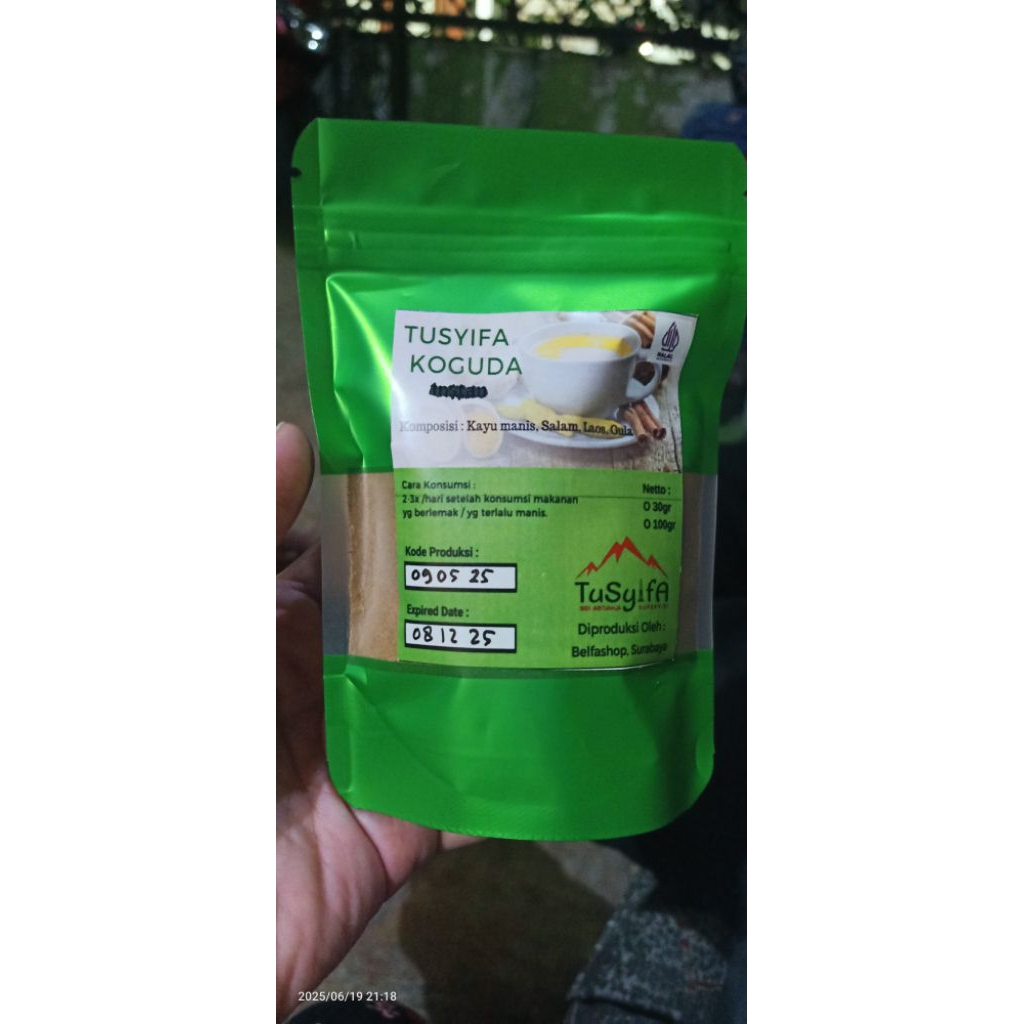 

Tusyifa KoGuda Bubuk Seduh 50gr ada ampas