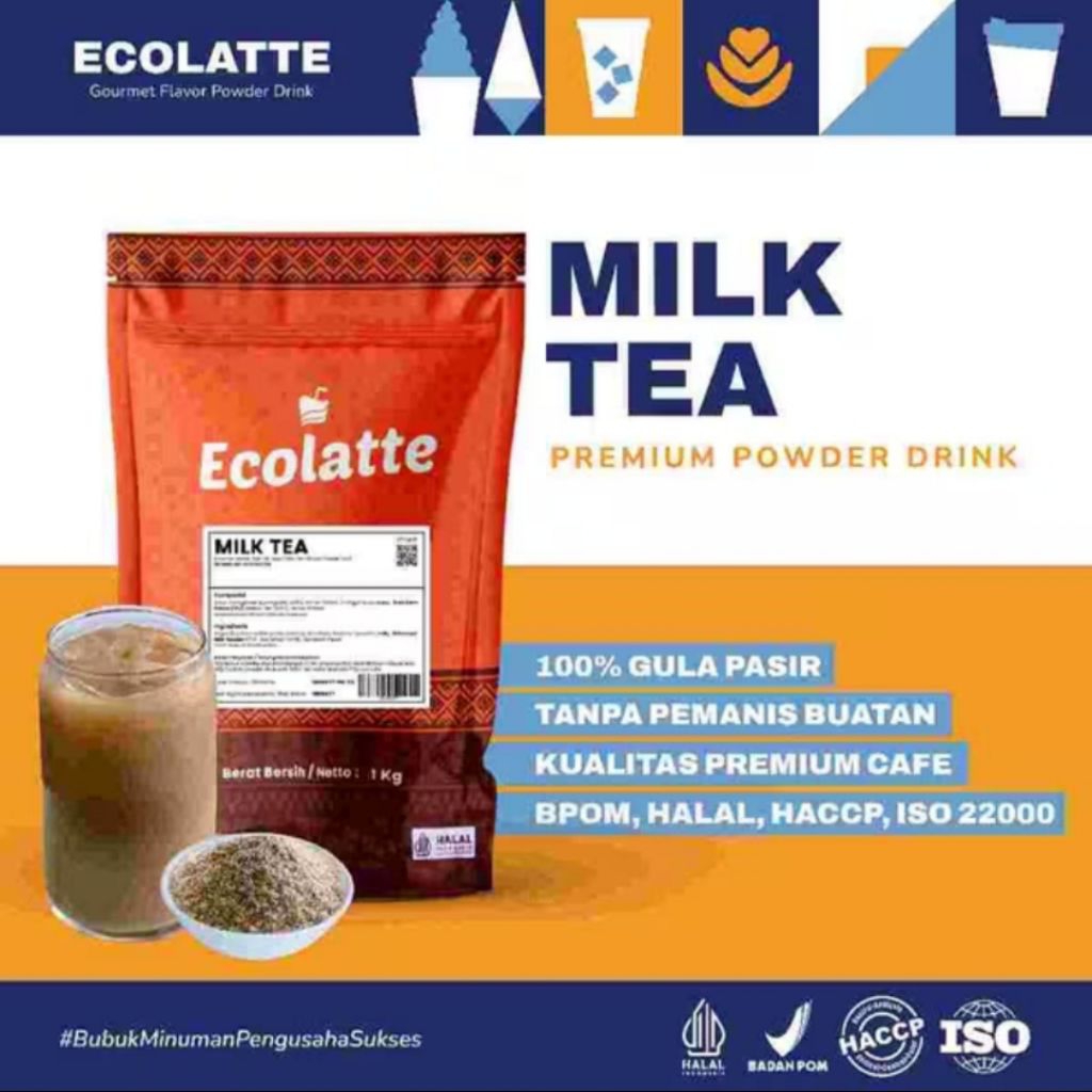 

ECOLATTE MILK TEA - Powder Drink 1kg