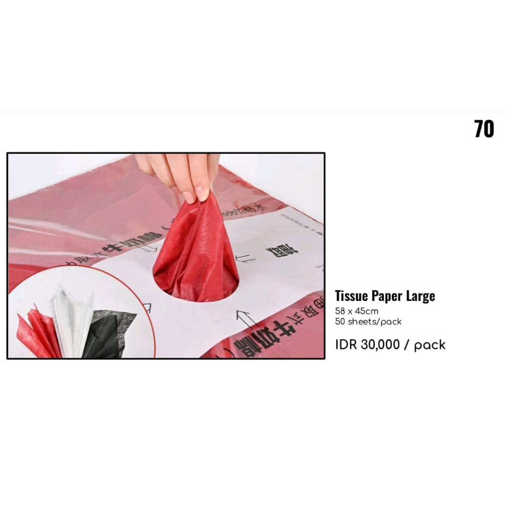 

MY supplies - Flower Wrapping Paper Tissue Paper Large Kertas Tisu Besar Bungkus Buket Bunga