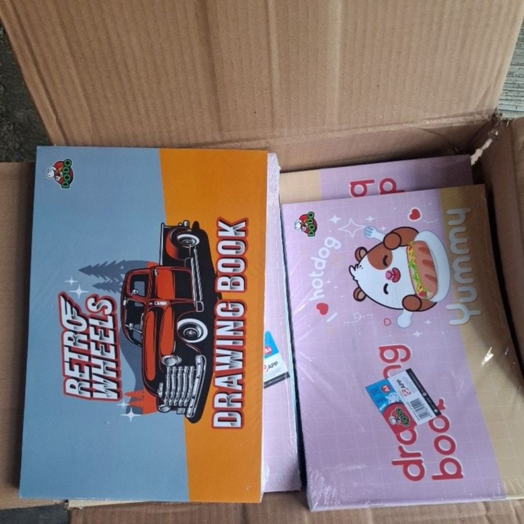 

[1pak @10pc] Buku Gambar A4 Dodo