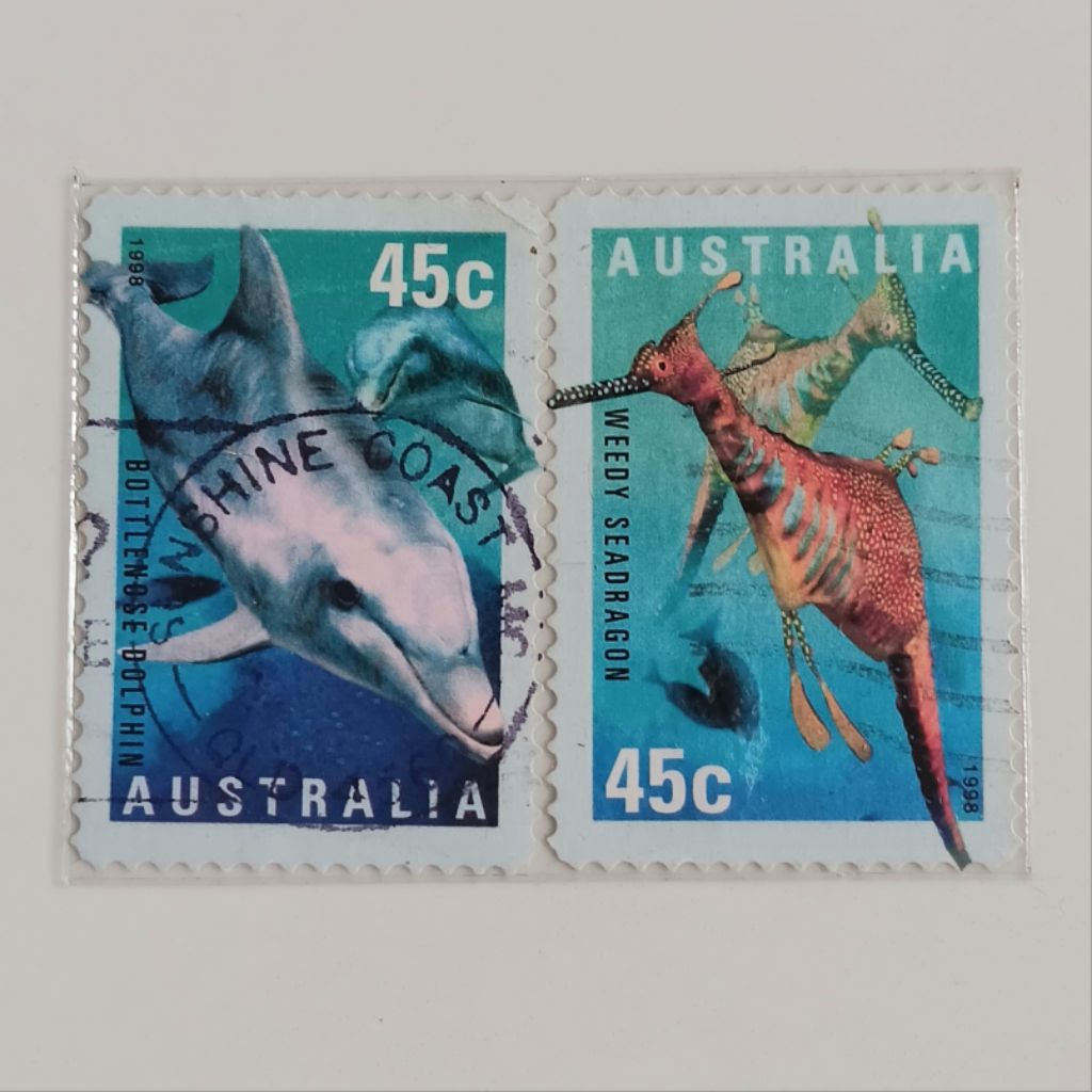 

(AB) Perangko Australia 1998 International Year of the Ocean Set 2pcs Used