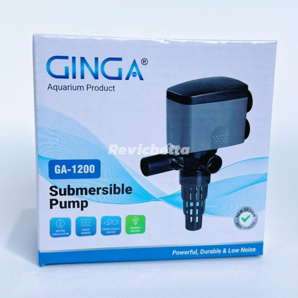 Pompa Aquarium Type 1200 GINGA / GA 1200 GINGA / GINGA 1200 Pompa Celup filter aquarium hidroponik