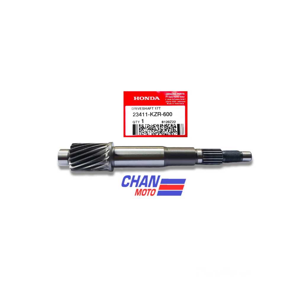 as pully vario 125 - as gardan - shaft drive vario 125 kode part 23411-KZR-600 asli HGP