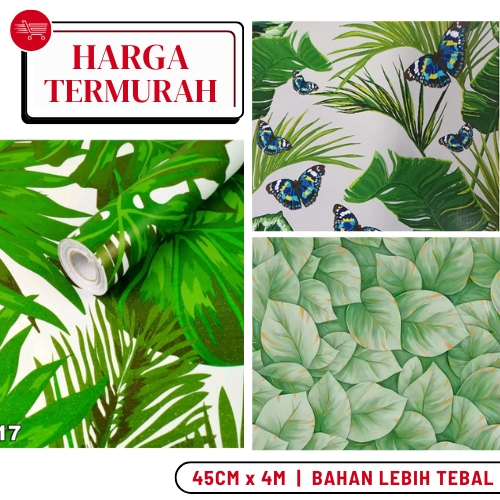 Wallpaper Dinding Ruang Tamu Aestetic Bambu Hijau Wallpaper Dinding Motif Alam Daun Bambu Hijau Natu