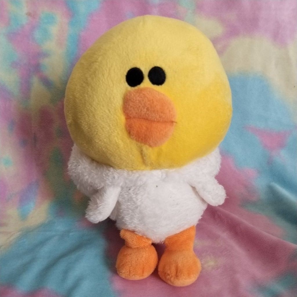 CHICKEN SALLY LINE FRIENDS Plush Figure - Chicken Sally Character Design Stuffed Animal Toy
