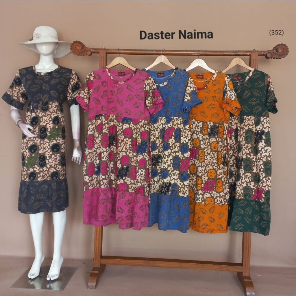 Daster Naima By Putri Diana Busui Bahan Rayon Halus