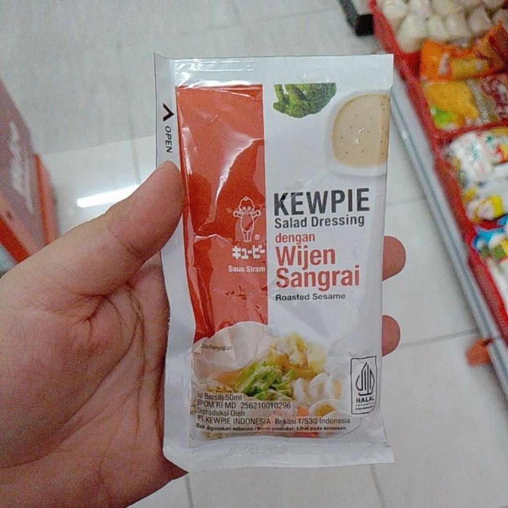 

kewpie salad dressing sachet rasa wijen sangrai roasted sesame 50ml
