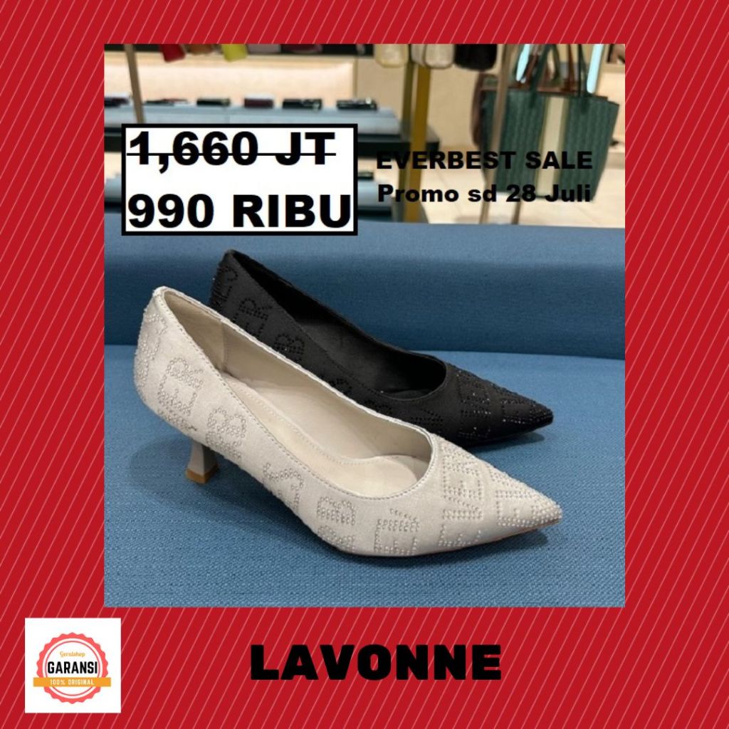 Sepatu sandal heels Everbest wanita seri LAVONNE sale 100% original store