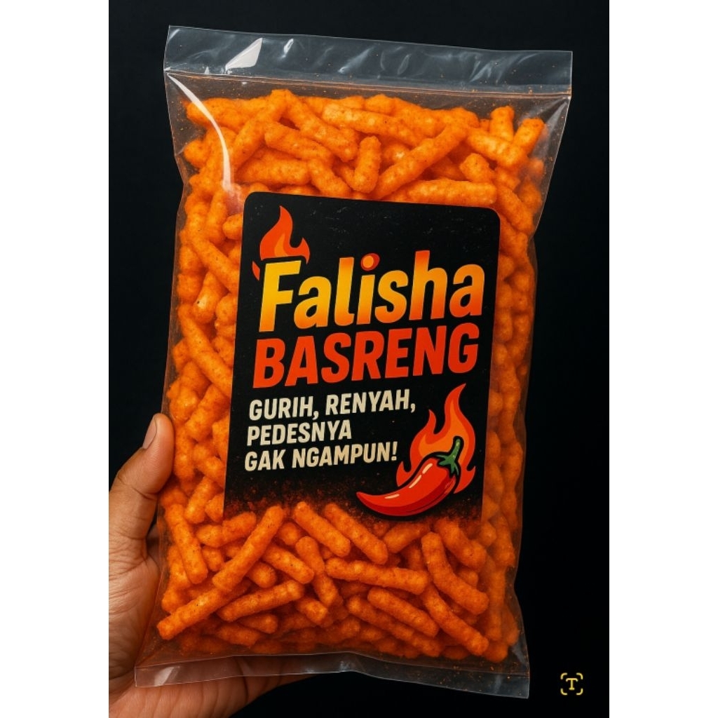 

basreng daun jeruk pedas luar biasa renyah 1kg